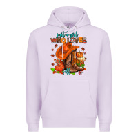 Lilac jusr a girl who loves fall  cowgirl Premium Hoodie - AdoDesignShop