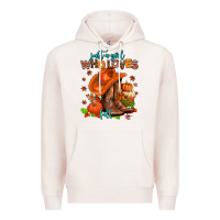 Pale Pink jusr a girl who loves fall  cowgirl Premium Hoodie - AdoDesignShop