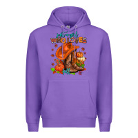 Purple jusr a girl who loves fall  cowgirl Premium Hoodie - AdoDesignShop