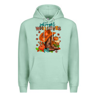 Seafoam jusr a girl who loves fall  cowgirl Premium Hoodie - AdoDesignShop