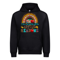 Black i love my job for all the little reasons Urban Hoodie - AdoDesignShop