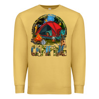 Antique Gold camping Premium Sweatshirt - texasbilliewilder