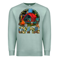 Seafoam camping Premium Sweatshirt - texasbilliewilder