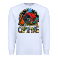 White camping Premium Sweatshirt - texasbilliewilder