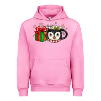 Fuchsia Pink Christmas penguin coffee Urban Hoodie - JahusDesignShop