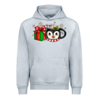 Heather Grey Christmas penguin coffee Urban Hoodie - JahusDesignShop