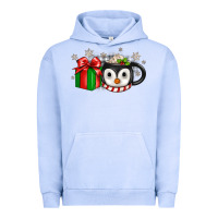 Pigment Grape Ice Christmas penguin coffee Urban Hoodie - JahusDesignShop