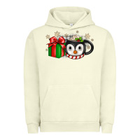 Pigment Pistachio Christmas penguin coffee Urban Hoodie - JahusDesignShop