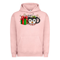 Pigment Salmon Christmas penguin coffee Urban Hoodie - JahusDesignShop
