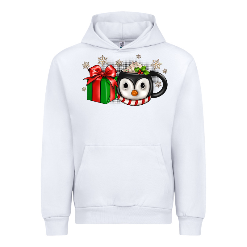 Christmas Penguin Coffee Urban Hoodie by JahusDesignShop | Teevron