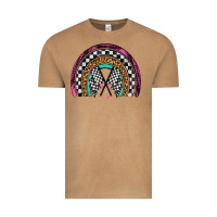 Vintage Camel race leopard rainbow Vintage Tee - Artiststas