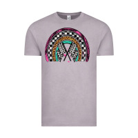 Vintage Zinc race leopard rainbow Vintage Tee - Artiststas