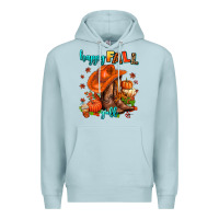 Blue Mist happy fall y'all  cowgirl Premium Hoodie - AdoDesignShop