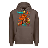 Coffee happy fall y'all  cowgirl Premium Hoodie - AdoDesignShop