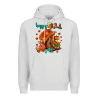 Dove Grey happy fall y'all  cowgirl Premium Hoodie - AdoDesignShop