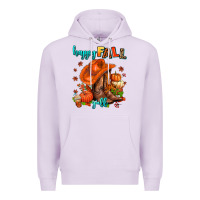 Lilac happy fall y'all  cowgirl Premium Hoodie - AdoDesignShop