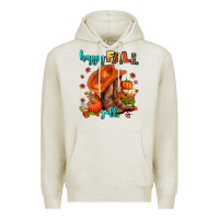 Oatmeal Heather happy fall y'all  cowgirl Premium Hoodie - AdoDesignShop
