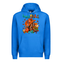 True Royal happy fall y'all  cowgirl Premium Hoodie - AdoDesignShop