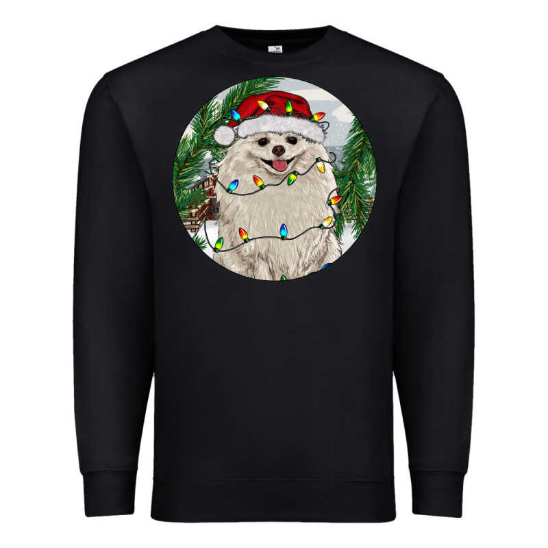 Pomeranian And Farm Premium Sweatshirt by RanaPortraitStore | Teevron