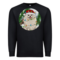 Black Pomeranian And Farm Premium Sweatshirt - RanaPortraitStore