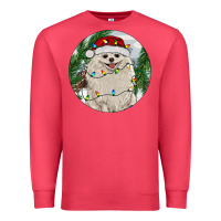 Cardinal Pomeranian And Farm Premium Sweatshirt - RanaPortraitStore