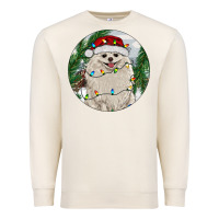 Sandshell Pomeranian And Farm Premium Sweatshirt - RanaPortraitStore