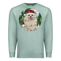 Seafoam Pomeranian And Farm Premium Sweatshirt - RanaPortraitStore