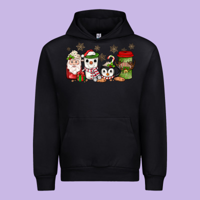 Christmas Coffee Urban Hoodie Designed By Jahusdesignshop