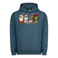 Pigment Midnight Navy Christmas coffee Urban Hoodie - JahusDesignShop
