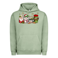 Pigment Oil Green Christmas coffee Urban Hoodie - JahusDesignShop