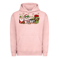 Pigment Salmon Christmas coffee Urban Hoodie - JahusDesignShop