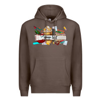 Coffee costomized teachers name Premium Hoodie - AdoDesignShop