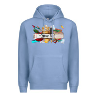 Colony Blue costomized teachers name Premium Hoodie - AdoDesignShop