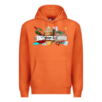 Carrot costomized teachers name Premium Hoodie - AdoDesignShop