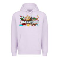 Lilac costomized teachers name Premium Hoodie - AdoDesignShop