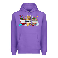 Purple costomized teachers name Premium Hoodie - AdoDesignShop