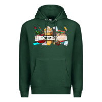 Sports Green costomized teachers name Premium Hoodie - AdoDesignShop