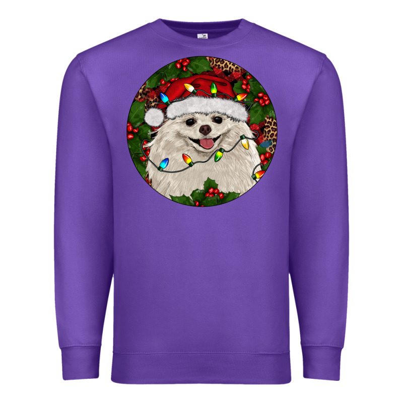 Christmas Pomeranian Premium Sweatshirt by RanaPortraitStore | Teevron
