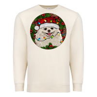 Sandshell Christmas pomeranian Premium Sweatshirt - RanaPortraitStore