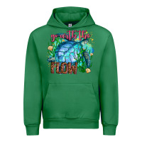 Emerald go with the flow Urban Hoodie - AdoDesignShop