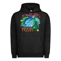 Pigment Black go with the flow Urban Hoodie - AdoDesignShop