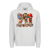 Dove Grey 911 dispatcher Premium Hoodie - AdoDesignShop