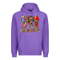 Purple 911 dispatcher Premium Hoodie - AdoDesignShop