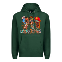 Sports Green 911 dispatcher Premium Hoodie - AdoDesignShop