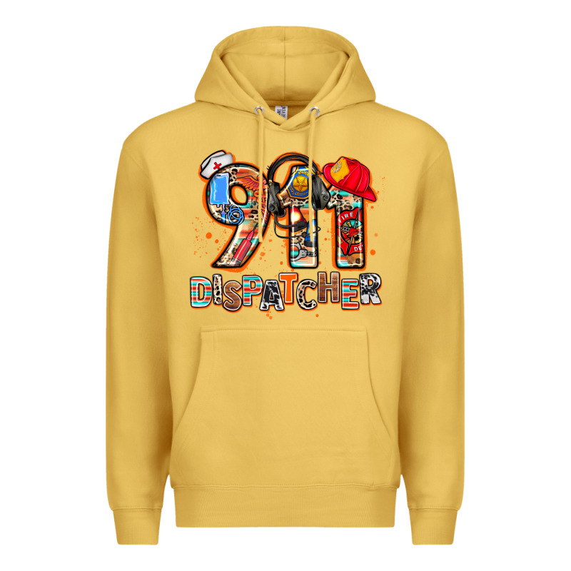 911 Dispatcher Premium Hoodie by AdoDesignShop | Teevron