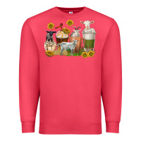 Cardinal coffee cups goats Premium Sweatshirt - texasbilliewilder