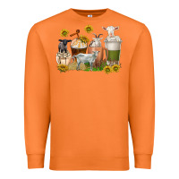 Carrot coffee cups goats Premium Sweatshirt - texasbilliewilder