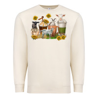 Sandshell coffee cups goats Premium Sweatshirt - texasbilliewilder