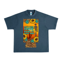 Midnight Navy don't jesus done it that way western skeleton  12 oz can cooler  (slim Urban Heavy Tee - Artiststas