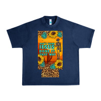 Navy don't jesus done it that way western skeleton  12 oz can cooler  (slim Urban Heavy Tee - Artiststas